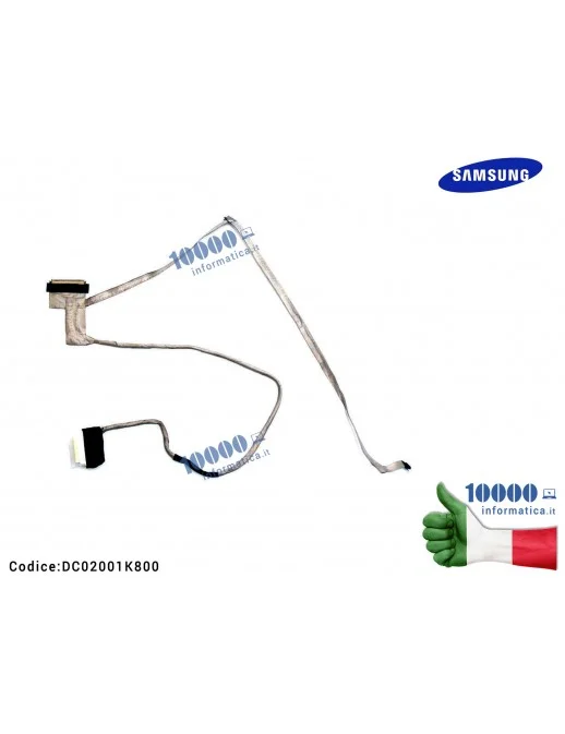 DC02001K800 Cavo Flat LCD SAMSUNG NP355E5C NP355E4X NP350E5C NP365E5C DC02001K800