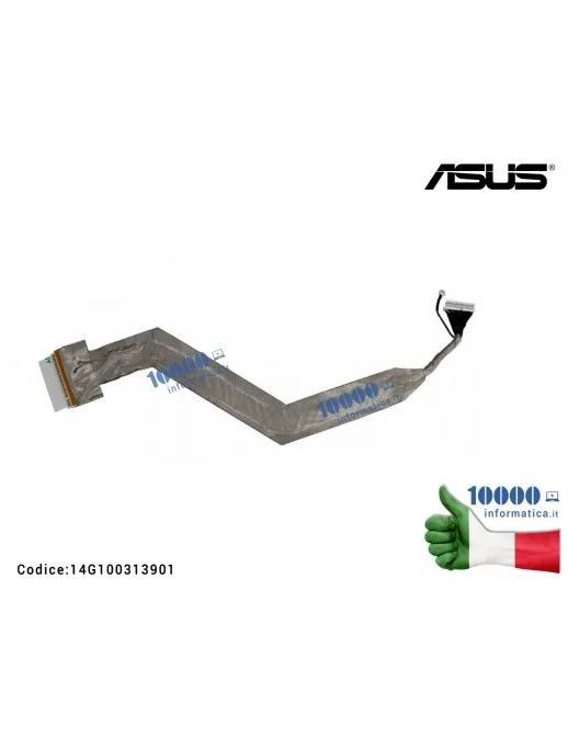 14G100313901 Cavo Flat LCD ASUS F50 F50GX F50Q F50Z F50SL F50SV X61 F50GX 15.6" (30 Pin)