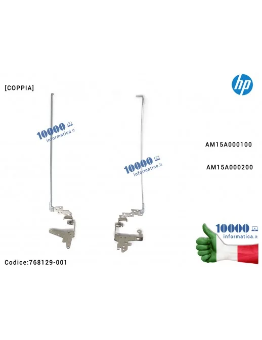768129-001 Cerniere Hinges HP ProBook 450 G2 455 G2 [COPPIA] AM15A000100 AM15A000200
