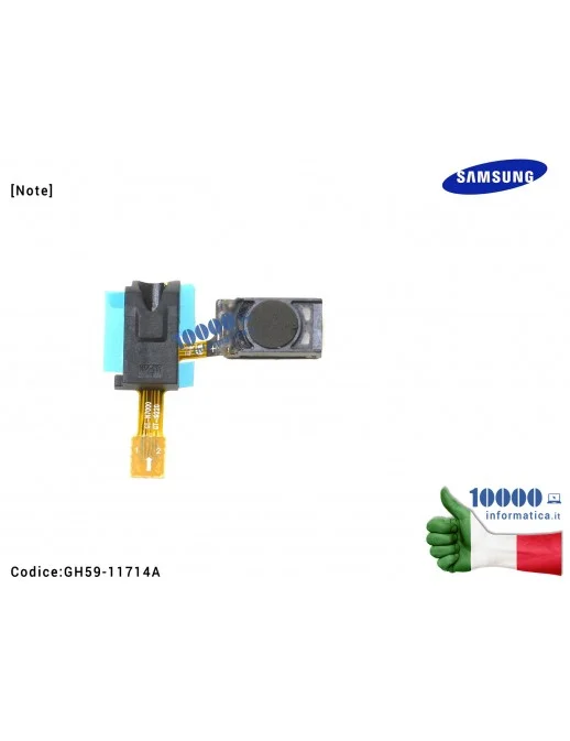 GH59-11714A Altoparlante Speaker Orecchio Ear Audio Jack SAMSUNG Galaxy Note GT-N7000 GH59-11714A Cassa
