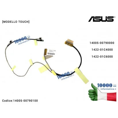 14005-00790100 Cavo Flat LCD ASUS VivoBook S500CA S500C [MODELLO TOUCH] 1422-01C4000 1422-01C6000 14005-00790000