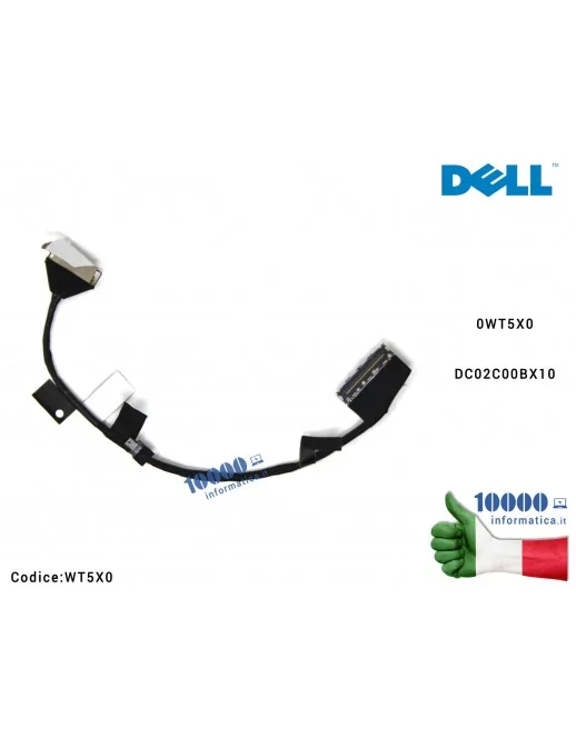 WT5X0 Cavo Flat LCD DELL XPS 13 9350 9360 0WT5X0 DC02C00BX10