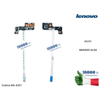 NS-A331 Pulsante di Accensione LENOVO G70-70 G70-50 G70-80 Z70-80 Power Button Switch Board AILG1 NBX0001AL00