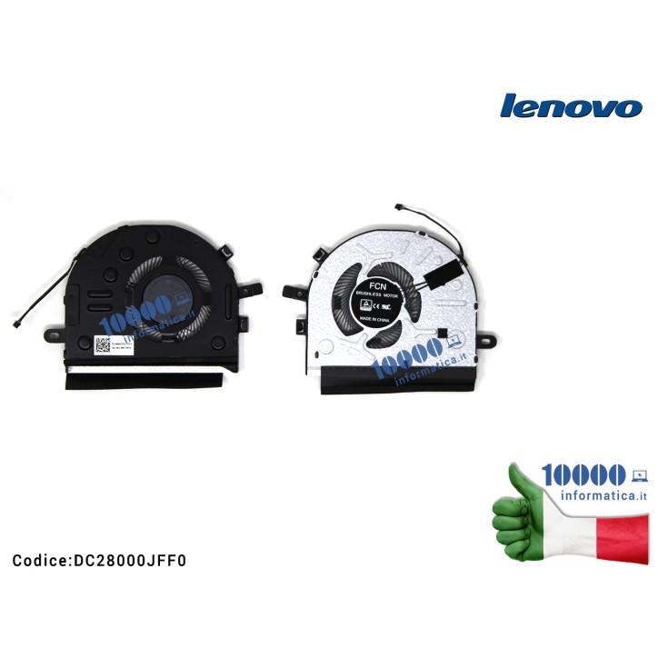 Ventola di Raffreddamento Fan CPU LENOVO IdeaPad 320S 320S-14IKB Yoga 520-14ISK 520-14AST 520-14IKB 320S-15IKB DC28000KFF0FK9R D