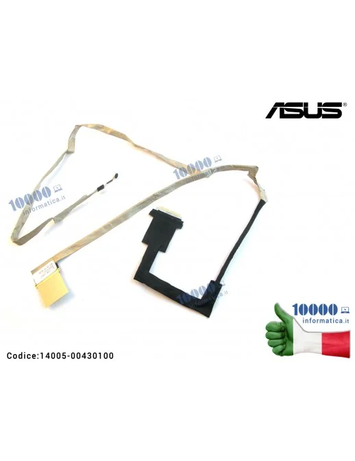 14005-00430100 Cavo Flat LCD ASUS X501 X501A X501U F501A DD0XJ5LC011 DD0XJ5LC000 14005-00430100