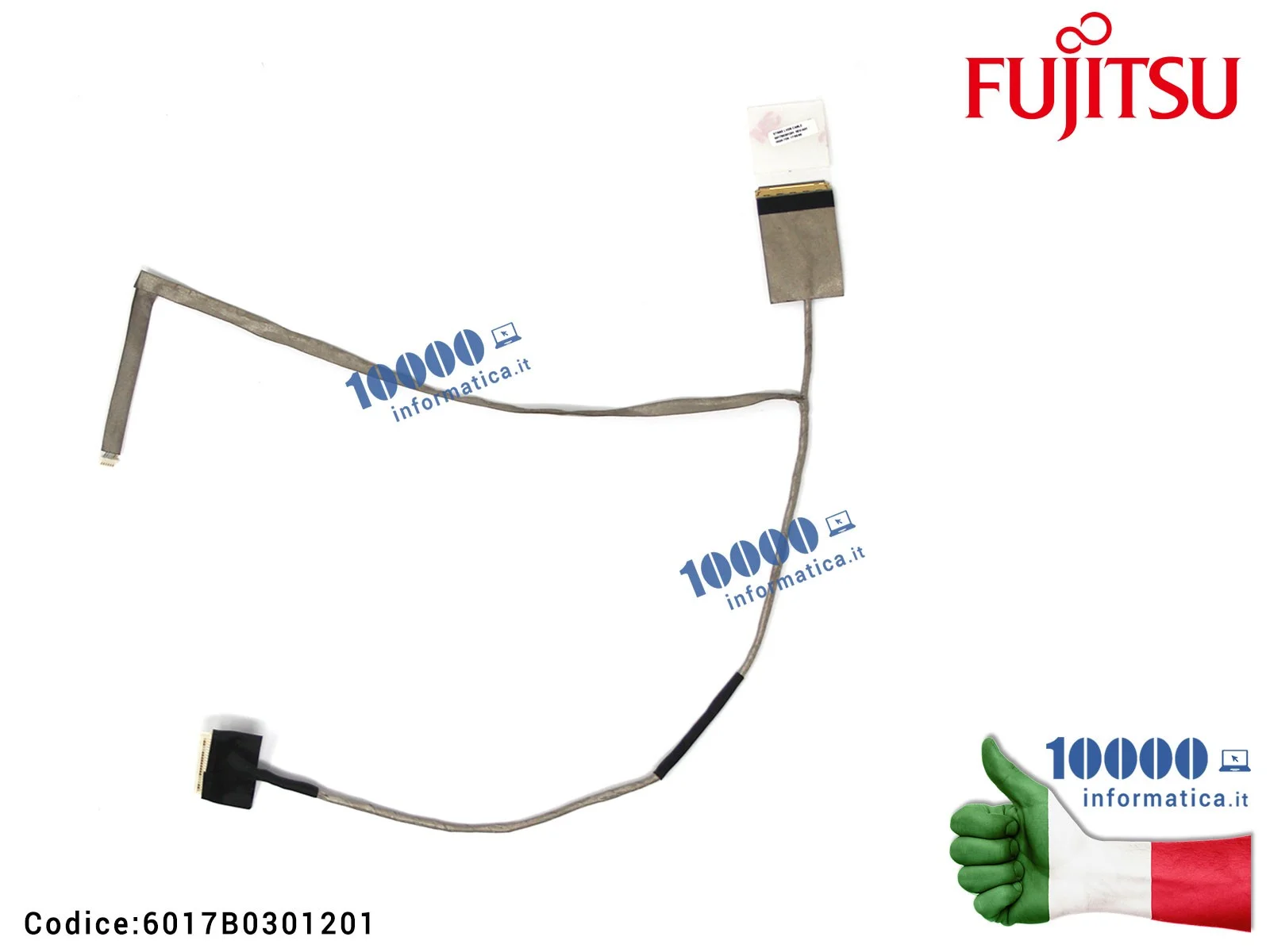 6017B0301201 Cavo Flat LCD FUJITSU LifeBook LH531 531 6017B0301201