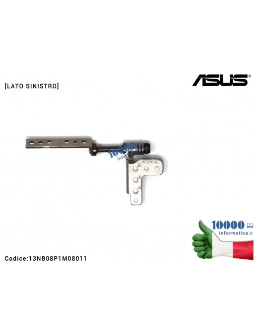 13NB08P1M08011 Cerniera Hinge [SX] ASUS K501L K501LB K501LX K501U K501UQ K501UW K501UX [LATO SINISTRO]