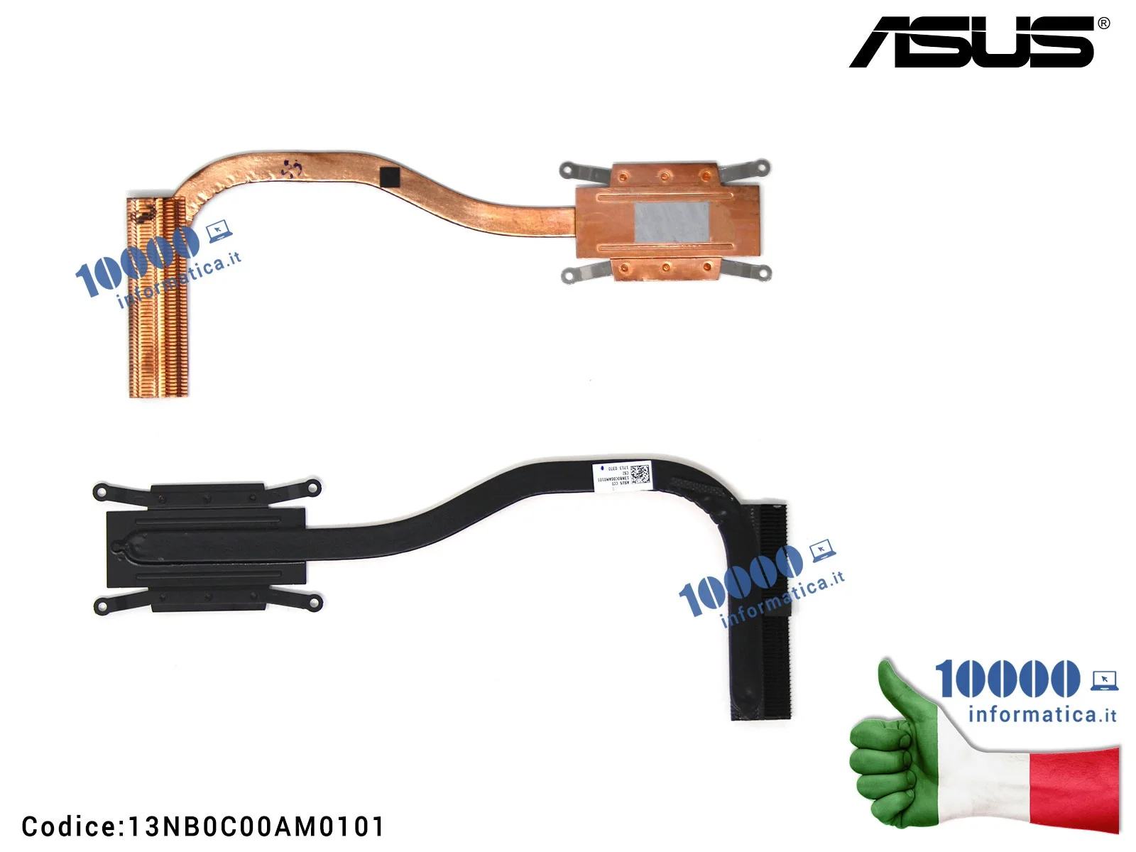 13NB0C00AM0101 Dissipatore Heatsink CPU ASUS ZenBook Flip UX360U UX360UA