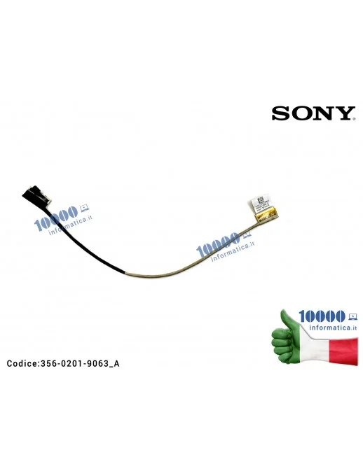356-0201-9063_A Cavo Flat LCD SONY SVS15 SVS151 SVS15118ECW SVS1512 SVS1513 V130 356-0201-9063-A