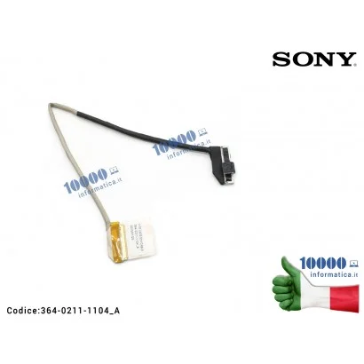 364-0211-1104_A Cavo Flat LCD SONY SVS131 SVS13 V120 LVDS 2CH CABLE 364-0211-1104_A SVS13A100C SVS13118ECW SSVS131A11T 364-02...