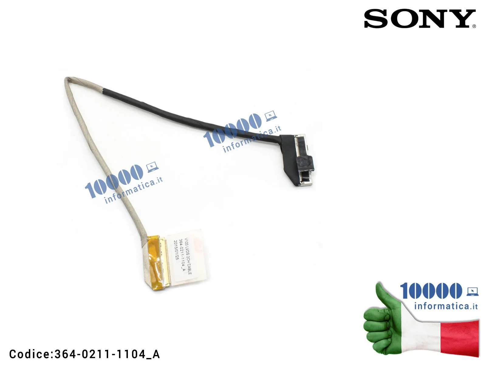 364-0211-1104_A Cavo Flat LCD SONY SVS131 SVS13 V120 LVDS 2CH CABLE 364-0211-1104_A SVS13A100C SVS13118ECW SSVS131A11T 364-02...