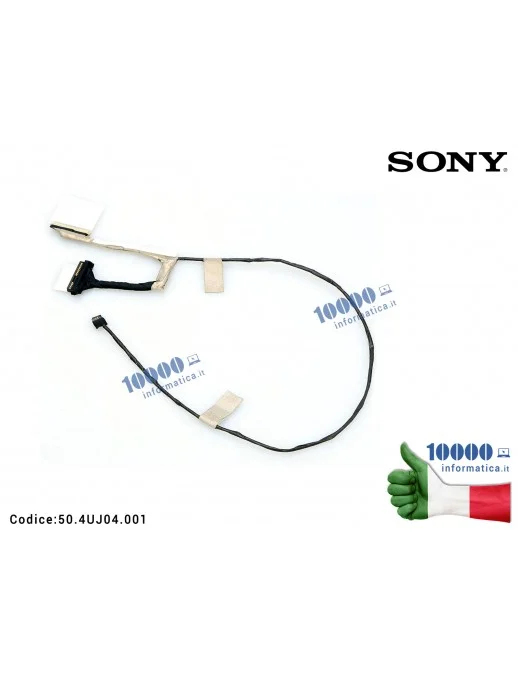 50.4UJ04.001 Cavo Flat LCD SONY SVT13 SVT131 SVT131A11T SVT13117ECS SVT131100 50.4UJ04.001 Z30UUL