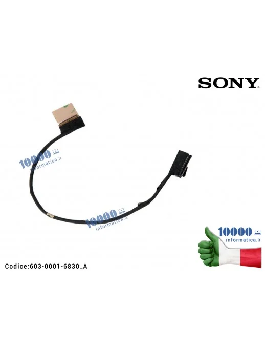 603-0001-6830_A Cavo Flat LCD SONY VAIO VPC-CA VPCCA17EC PCG-61712T VPCCA-112T 603-0001-6830_A
