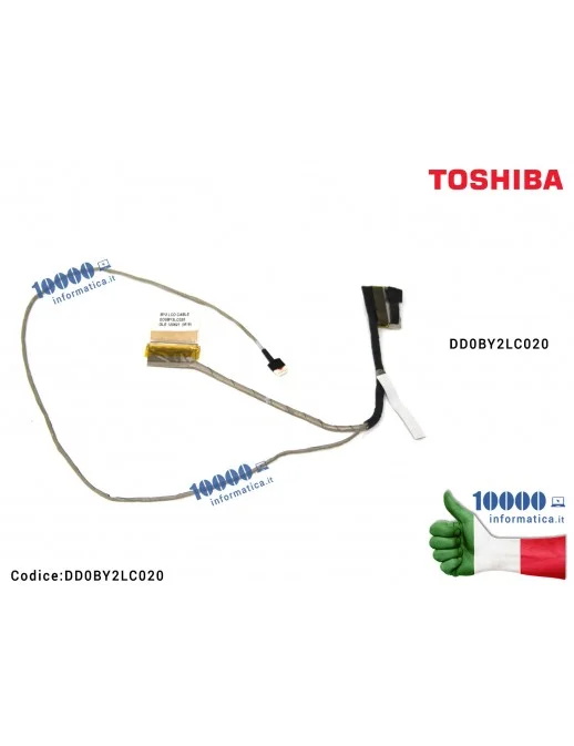 DD0BY2LC020 Cavo Flat LCD TOSHIBA Satellite U840 U845 DD0BY2LC020