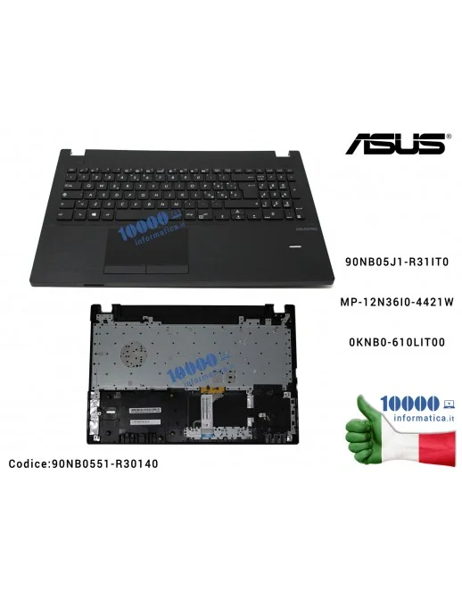 90NB0551-R30140 Tastiera Italiana Completa di Top Case Superiore ASUS ASUSPRO PU551LA PU551LD 90NB05J1-R31IT0 MP-12N36I0-4421...