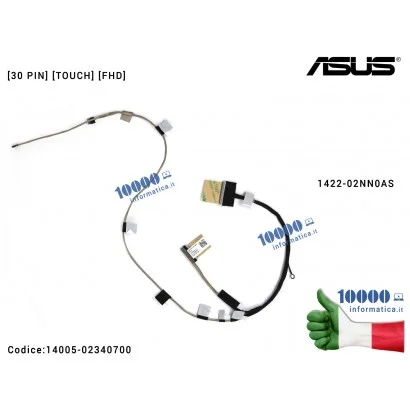 14005-02340700 Cavo Flat LCD ASUS [30 PIN] [TOUCH] [FHD] VivoBook Pro 15 N580V N580VD N580VN X580VD X580VN M580VD 1422-02NN0AS