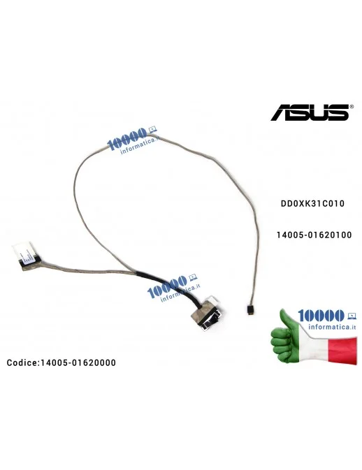 14005-01620000 Cavo Flat LCD ASUS K401L K401UQ A401L K401LB K401U K401UB K401UQ DD0XK31C010 14005-01620100 14005-01620000