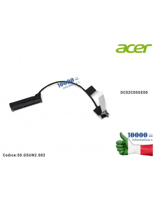 50.GSUN2.002 Cavo Hard Disk HDD ACER Aspire A517-51 A517-51G A517-51P A517-51GP DC02C00GE00 D7W01 50.GSUN2.002 50GSUN2002