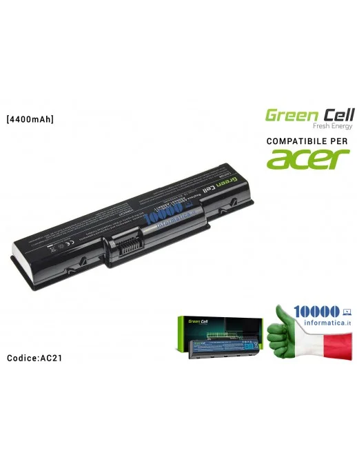 AC21 Batteria AS09A51 Green Cell PRO Compatibile per ACER Aspire 5532 5732Z 5734Z AS09A41 [4400mAh]