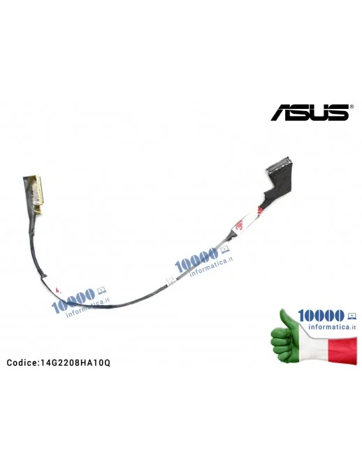 14G2208HA10Q Cavo Flat LCD ASUS Eee PC 1008HA 1008HAG 1008PGO 1422-00NR000