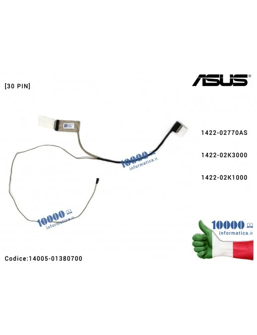 14005-01380700 Cavo Flat LCD ASUS ROG GL752 GL752VW GL752VL GL753 GL752VW GL753VD GL753VE [30 PIN] 1422-02770AS 1422-02K3000 ...