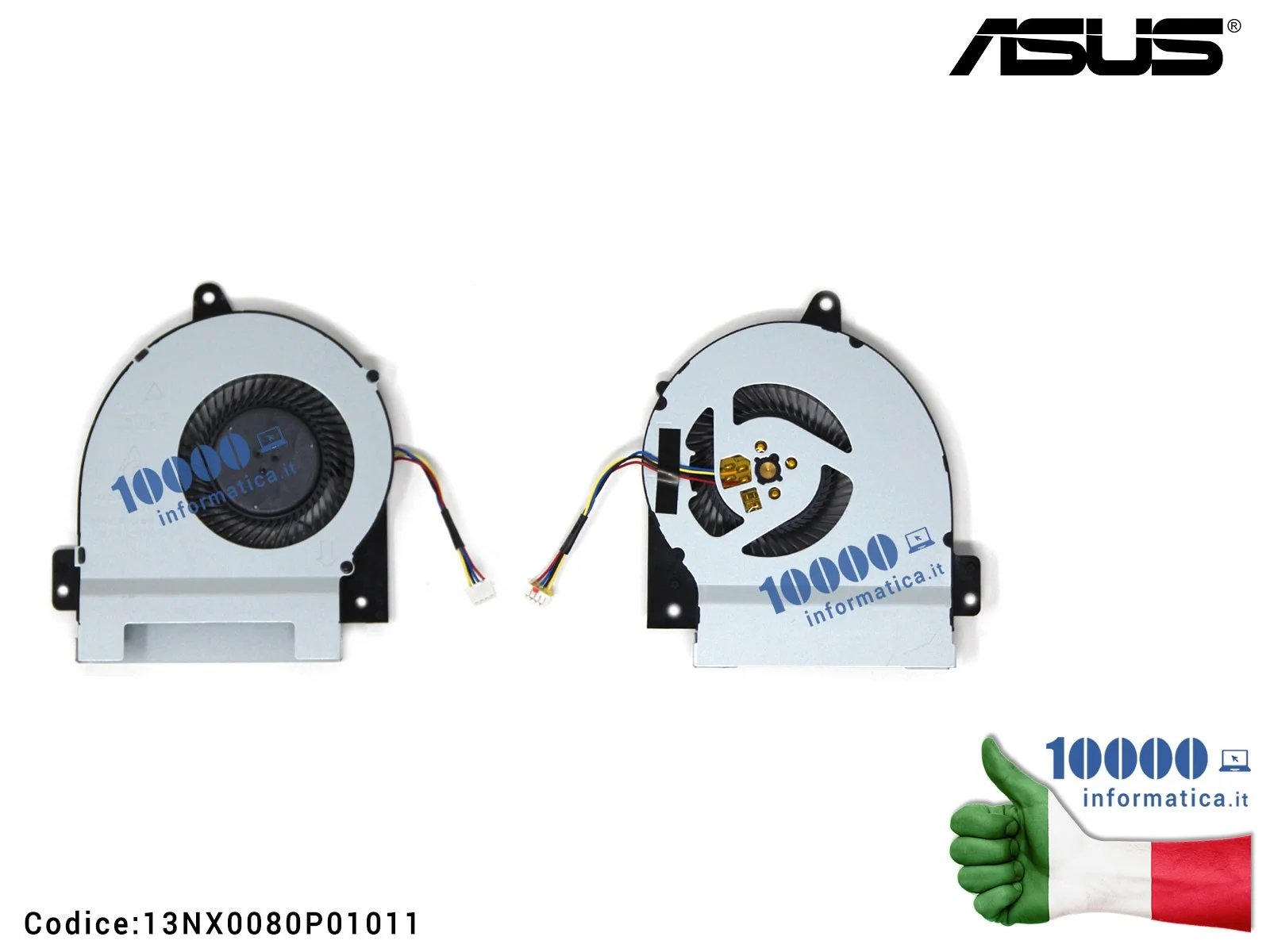 13NX0080P01011 Ventola di Raffreddamento Fan CPU ASUS Asus ASUSPRO P2520L P2520LA P452L P452LA P452LJ P452SA P452SJ P552L P55...