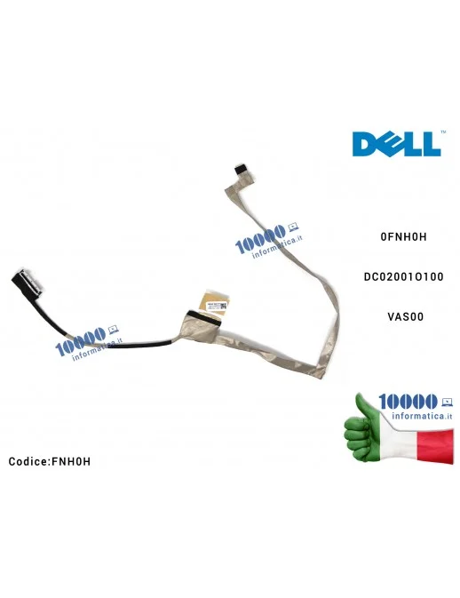 FNH0H Cavo Flat LCD DELL Alienware 17 R1 M17X R5 R6 P18E 17X 0FNH0H DC02001O100 VAS00 0FNH0H CN-0FNH0H