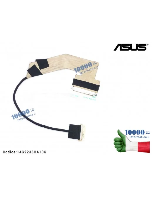 14G2235HA10G Cavo Flat LCD ASUS Eee PC 1005P 1001PQ 1005HE 1015PEB 14G2235HA10G 1001P 1001PXB 1001PXD 1005HAB 1005HAG 1015PN ...