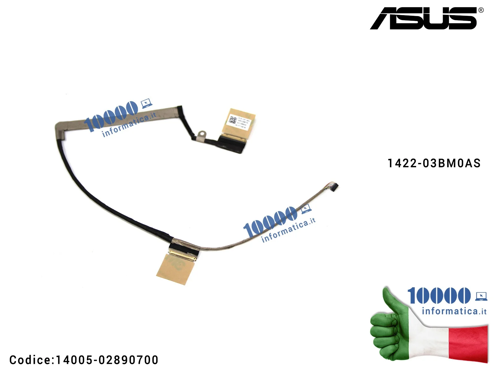 14005-02890700 Cavo Flat LCD ASUS X512 X512U X512F X512FL X512UF X512FA X512FJ 1422-03BM0AS 1422-03BL0AS VivoBook F512U X512U...