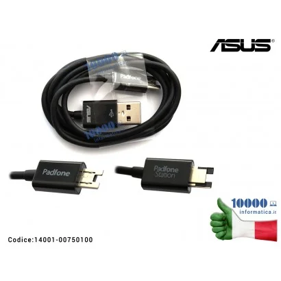14001-00750100 Cavo Dati Ricarica USB TIPO CHG 13 PIN ASUS PadFone 2 A68
