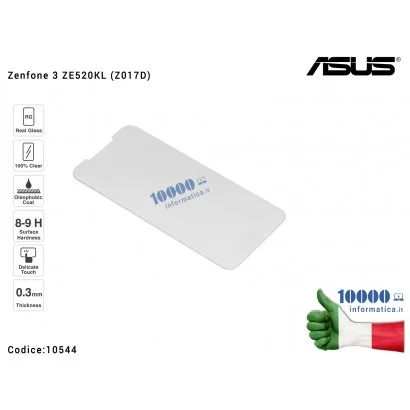 10544 Pellicola in Vetro Temperato 9H 0,33mm per ASUS Zenfone 3 ZE520KL (Z017D)