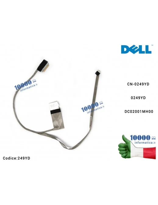 249YD Cavo Flat LCD DELL Inspiron 5721 3721 5737 CN-0249YD 0249YD DC02001MH00