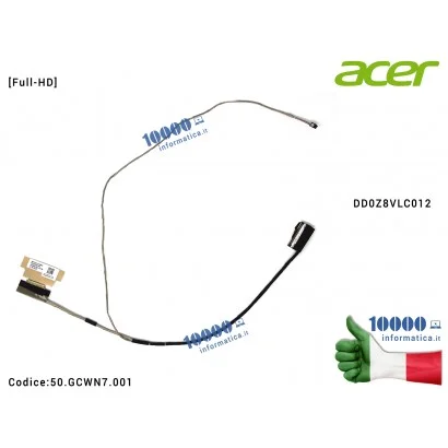50.GCWN7.001 Cavo Flat LCD ACER [FHD] Aspire E5-475 E5-475G E5-476 TravelMate P249 TMP249-M TMP249-G2-M TMP249-G2-MG DD0Z8VLC...