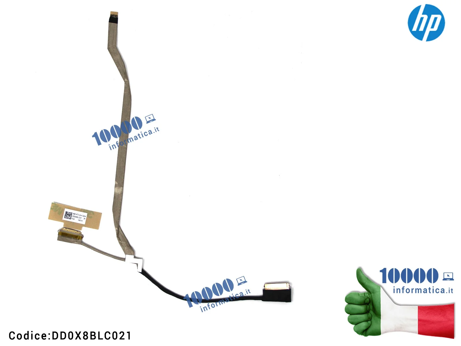 DD0X8BLC021 Cavo Flat LCD HP ProBook Z66 Pro G1 440 G5 445 G5 446 G5 441 G5 DD0X8BLC021