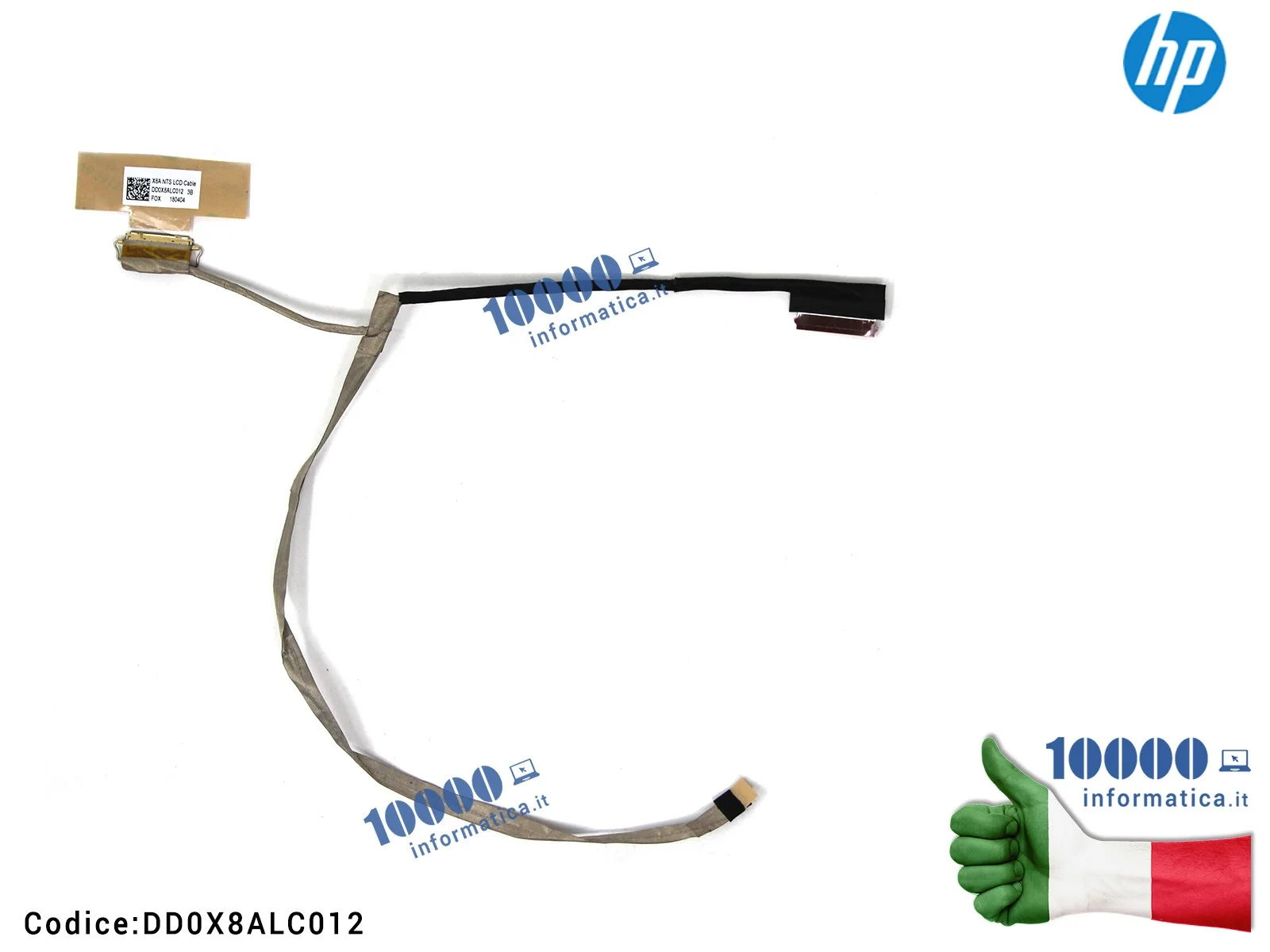 DD0X8ALC012 Cavo Flat LCD HP ProBook 430 G5 431 G5 435 G5 436 G5 DD0X8ALC012