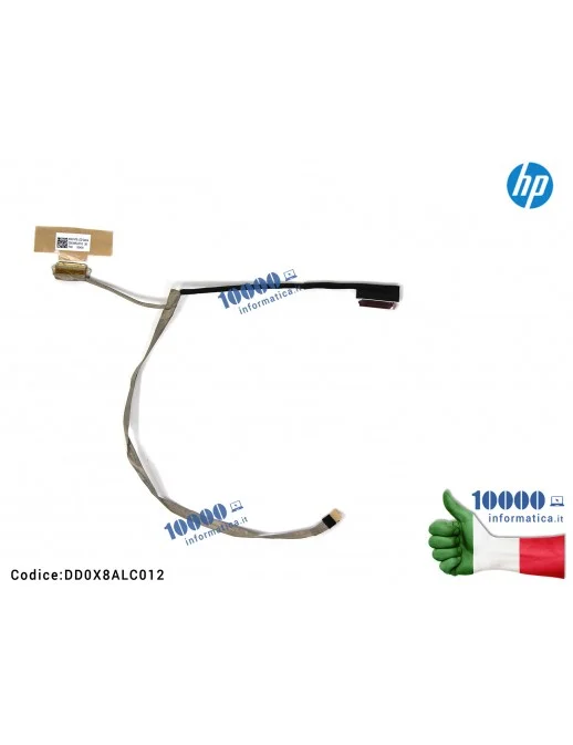 DD0X8ALC012 Cavo Flat LCD HP ProBook 430 G5 431 G5 435 G5 436 G5 DD0X8ALC012