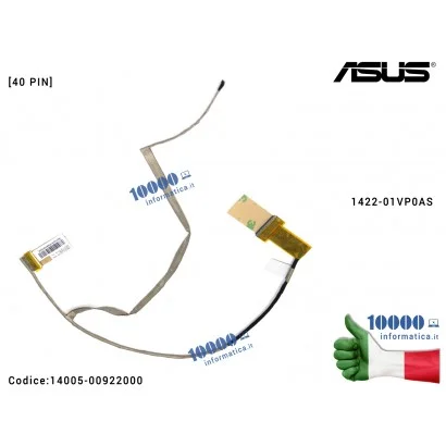 14005-00922000 Cavo Flat LCD ASUS [40 PIN] X550J X550JD X550JX 1422-01VP0AS 14005-00922000