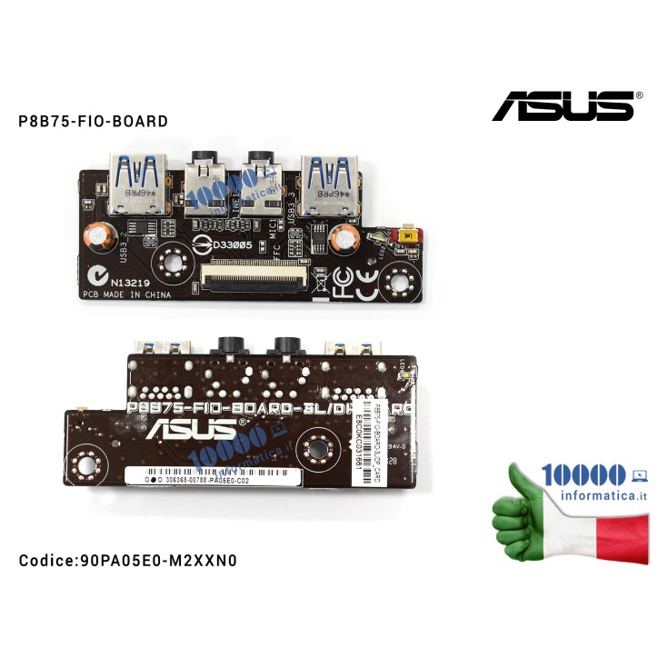 USB Audio Board ASUS P8B75 P8B75-F IO BOARD 3L DP CARD 90PA05E0-M2XBN0 USB Audio Board ASUS P8B75 P8B75-F IO BOARD 3L DP CARD 90PA05E0-M2XBN0