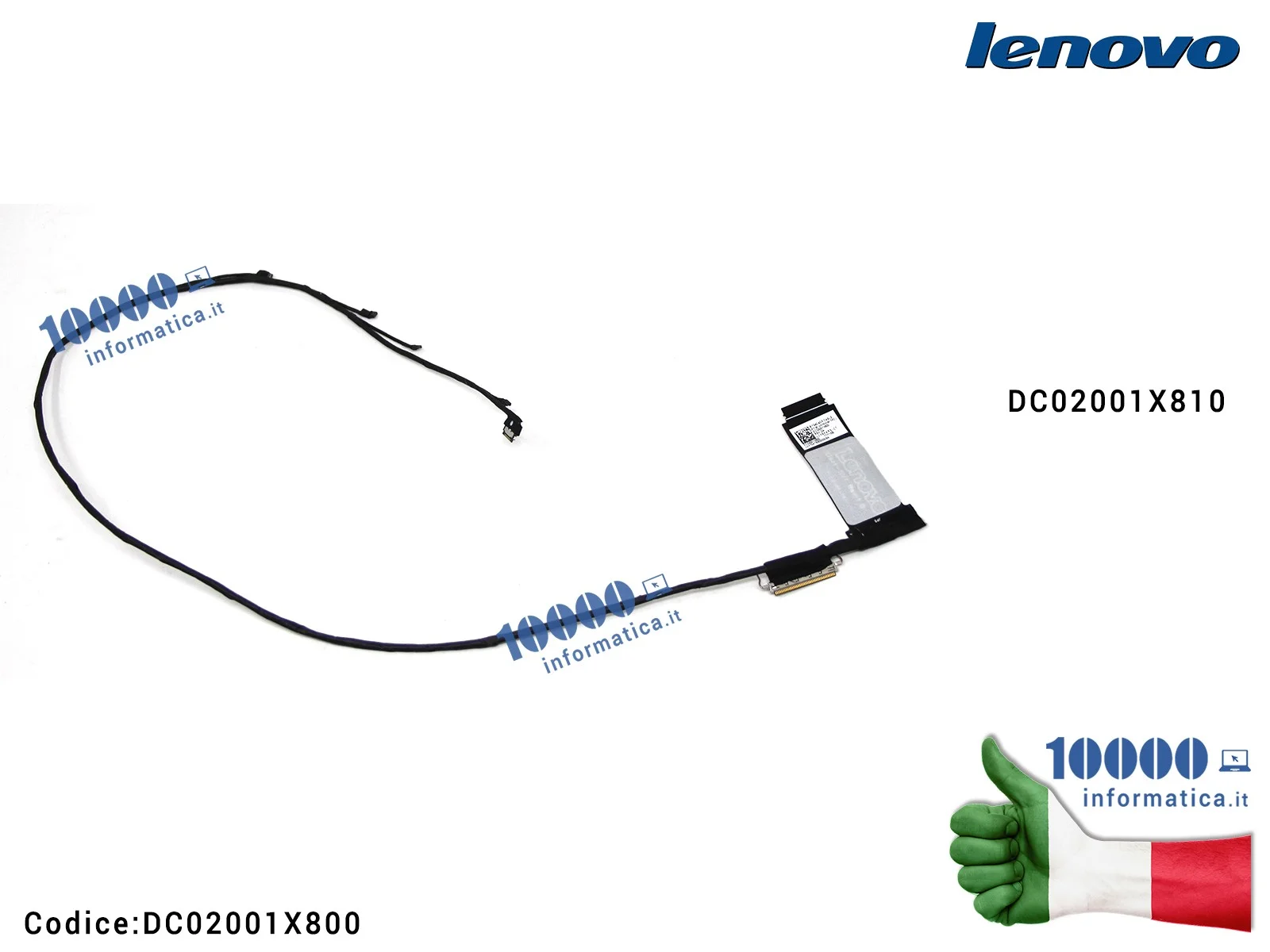 DC02001X800 Cavo Flat LCD LENOVO Yoga 900-13ISK 900-13ISK2 Yoga 4 Pro 80MK DC02001X800 DC02001X810 BYG40