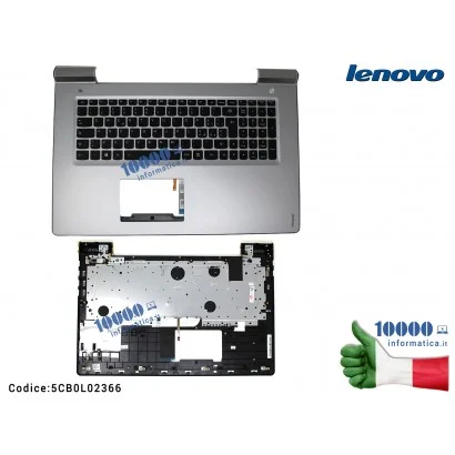 5CB0L02366 Tastiera Italiana Retroilluminata Completa di Top Case Superiore LENOVO IdeaPad 700-17ISK (80RV) 5CB0L02366