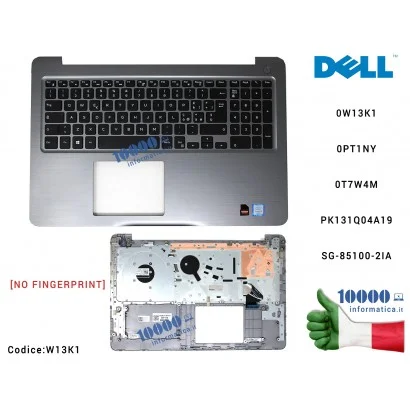 W13K1 Top Case Upper Palmrest Cover Superiore DELL Inspiron 15 5000 Series (5567) (5565) CN-0W13K1 0W13K1 PT1NY 0PT1NY CN-0PT...