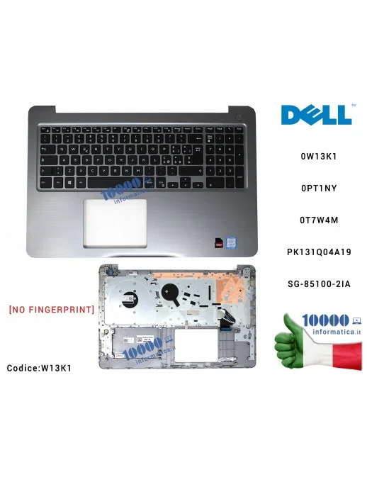 W13K1 Top Case Upper Palmrest Cover Superiore DELL Inspiron 15 5000 Series (5567) (5565) CN-0W13K1 0W13K1 PT1NY 0PT1NY CN-0PT...