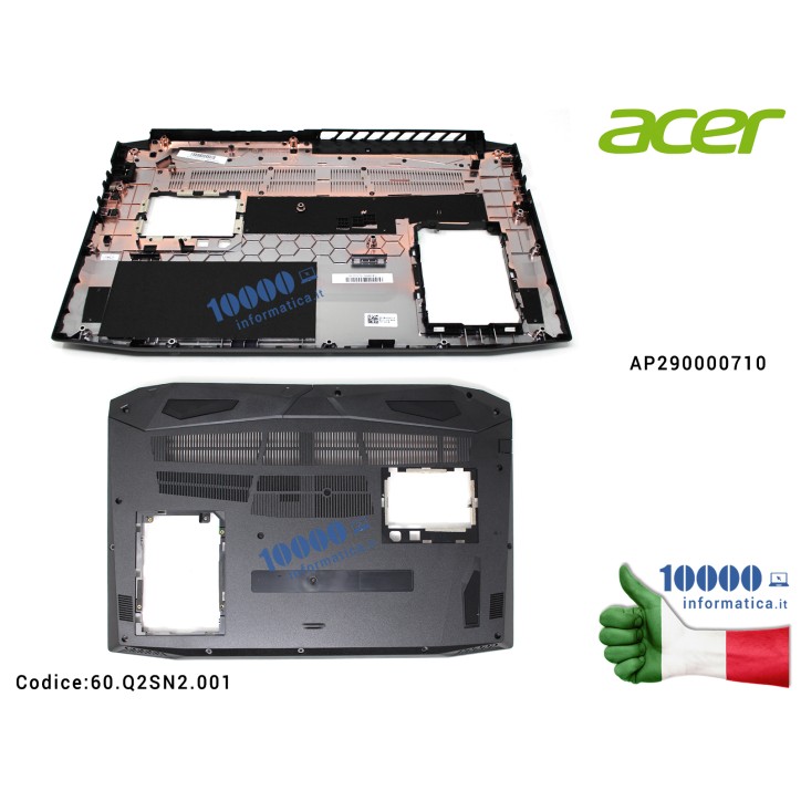 Bottom Case Scocca Inferiore ACER Aspire AN515-31 AN515-41 Nitro AN515-51 AN515-41 AP290000710 60Q2SN2001 60.Q2SN2.001