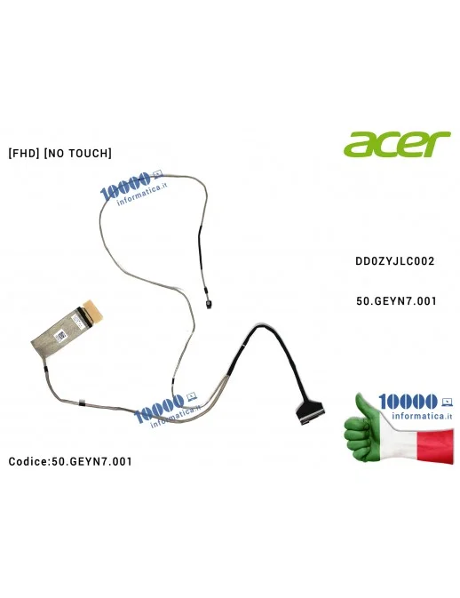 50.GEYN7.001 Cavo Flat LCD [Full-HD] ACER Aspire E5-774 E5-774G F5-771 F5-771G [FHD] DD0ZYJLC002 50.GEYN7.001