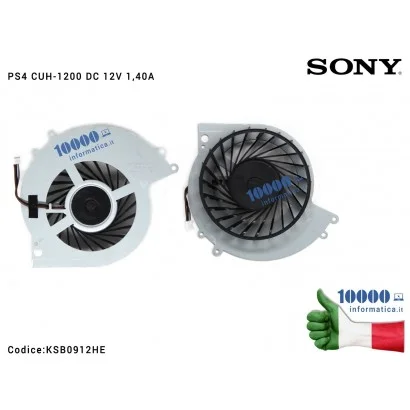 12074 Ventola Fan CPU SONY PlayStation 4 PS4 CUH-1200 DC 12V 1.40A KSB0912HE