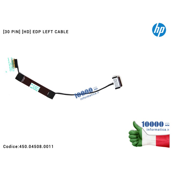 Cavo Flat LCD HP Pavilion X360 13-S 13S [HD] 450.04508.0011 EDP LEFT CABLE 809822-001