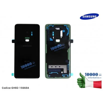 GH82-15660A Cover Posteriore Batteria SAMSUNG Galaxy S9+ Plus SM-965F [NERO]
