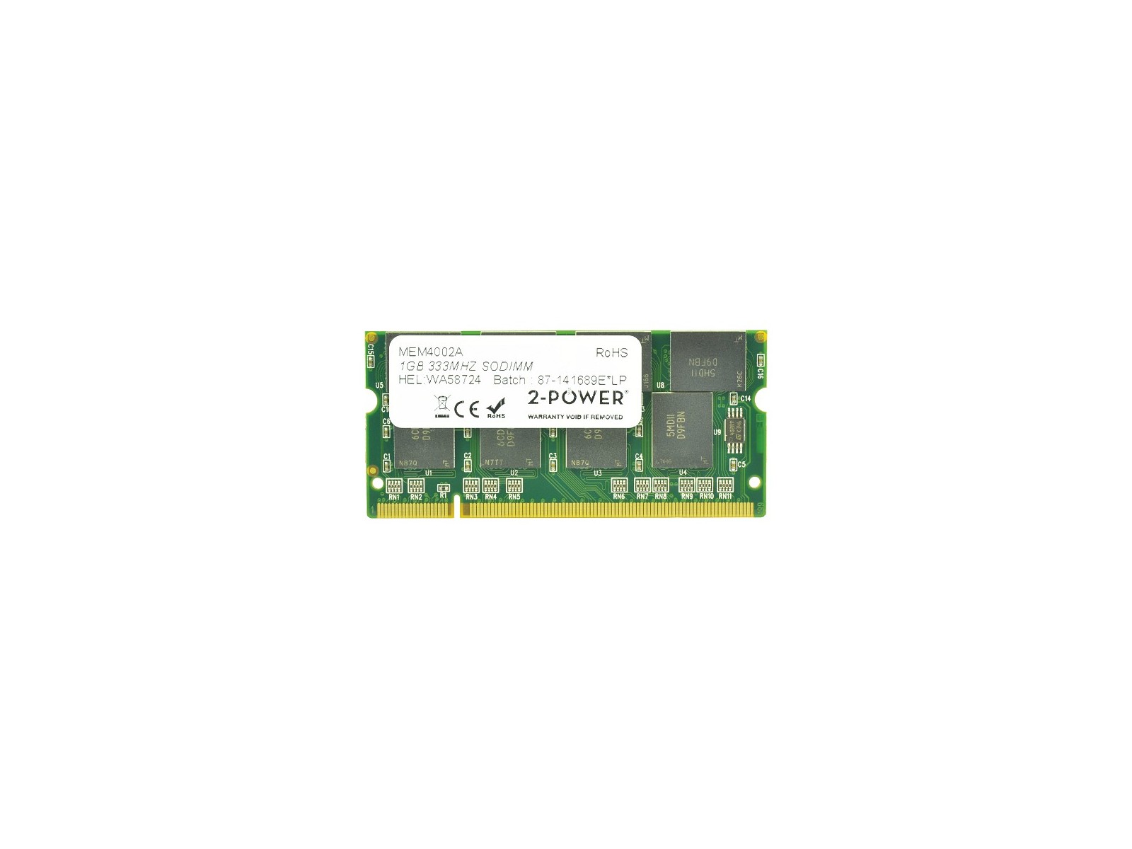 2P-A0743531 2P-A0743531 1GB PC2700 333MHz SODIMM