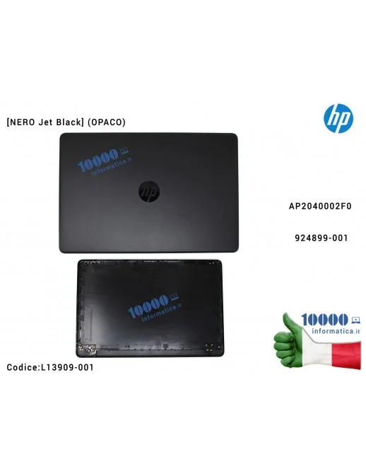 L13909-001 Cover LCD [Jet Black] HP Pavilion 15-BS 15-BW 250 G6 255 G6 TPN-C129 TPN-C130 (NERO) AP2040002F0 924899-001 L13909...