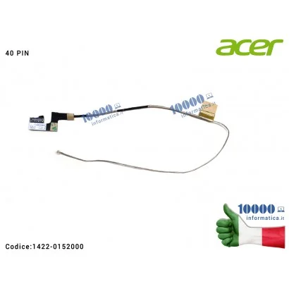 50.RY8N5.006 Cavo Flat LCD ACER Aspire Timeline M3-581 M3-581T M3-581TG JM50 (40 PIN) 1422-015K000 1422-0152000